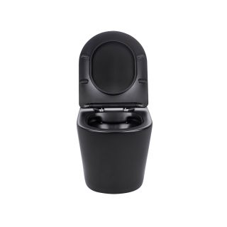 Унитаз подвесной Vincea Piatti VT1-11MB черный ультратонкое soft-close сиденье